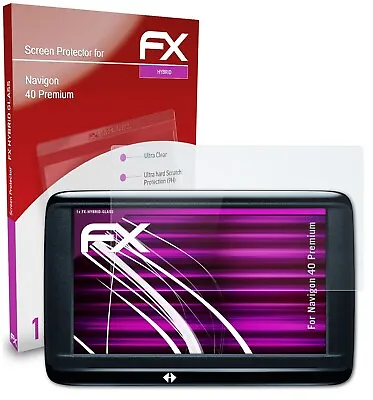 AtFoliX Glass Protector For Navigon 40 Premium 9H Hybrid-Glass • £10.69