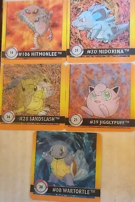 Lot Of 5 Vintage Hologram Artbox Pokemon Action Flipz Premier Edition • $3