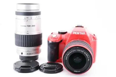 Pentax K-x Digital Camera Red Color Double Lens Set [Operation Confirmed] • $579.50