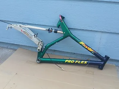 Vintage 90s Proflex Beast Mountain Bike Frame Full Suspension 18  Medium • $149