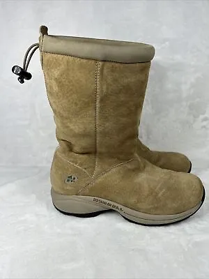 MERRELL Women’s Boots Size 8.5 Primo Chill Massif Tan Suede Fur Lined • $29.95