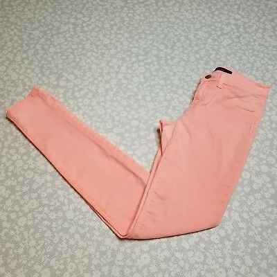 J BRAND Skinny Leg Denim Jeans Size 25/2 Ankle #811k120 Pink Coral • $24.94