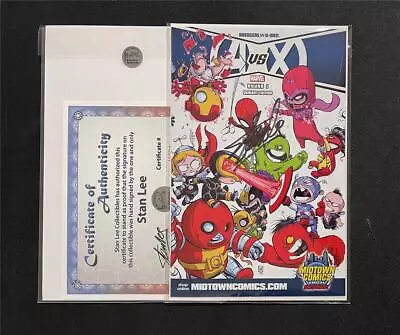 Avengers Vs X-men #1 Signed Stan Lee W/coa + Skottie Young Avx Variant Midtown • $499.95