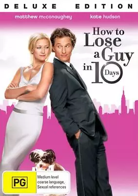 How To Lose A Guy In 10 Days (Deluxe Edition DVD 2002) • $1