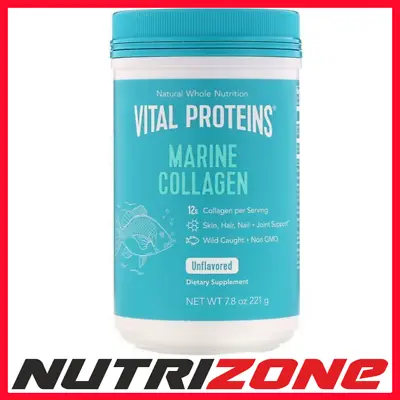 Vital Proteins Marine Collagen Joint Skin Hair Nails Health Unflavoured - 221g • £42.70