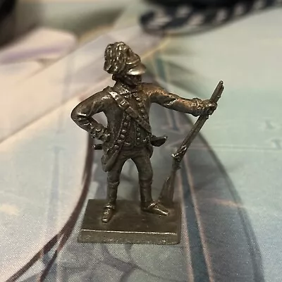 Franklin Mint 82 Pewter Private Army 1777 Standing Figure • $12