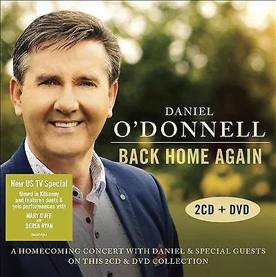 Daniel O'Donnell : Back Home Again CD Album With DVD 3 Discs (2017) Great Value • £3.46