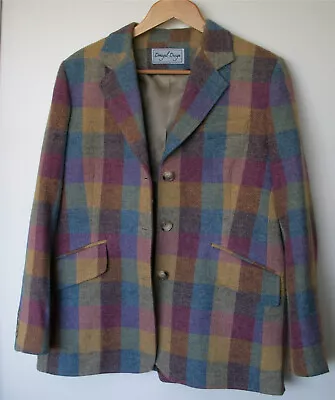 Ladies Woollen Jacket By Donegal Design Of Ireland Size L (See Measurements) • $31.08