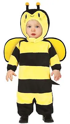 Baby Toddler Bee Fancy Dress Costume With Wings Size 12 - 24 Months • £16.59