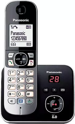 PANASONIC DECT Digital Cordless Phone Telephone Answering Machine Single Handset • $109