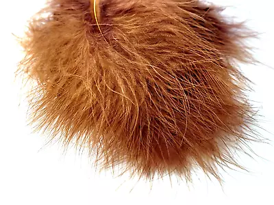 MARABOU FEATHERS - BROWN - 12 CT. - Fly Tying Materials - BLOOD QUILLS - NEW! • $2.99