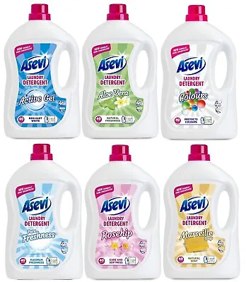 Asevi Laundry Detergent (40 Washes) 2.4L | Spanish Cleaning Products • £9.99