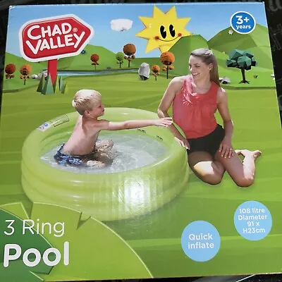 Chad Valley 3 Ring Paddling Pool • £4