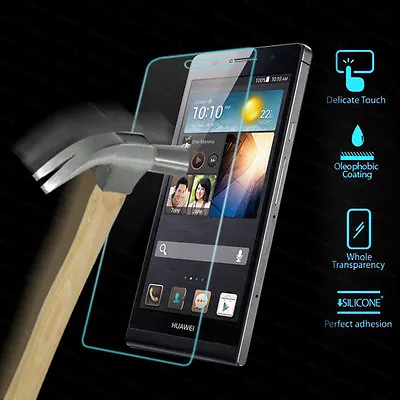 Tempered Glass Screen Protector Film Case Huawei Ascend G6 / P7 / G730 / G510 • $7.59