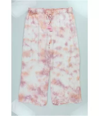 P.J. Salvage Womens Tie Dye Cropped Pajama Lounge Pants • $35.08