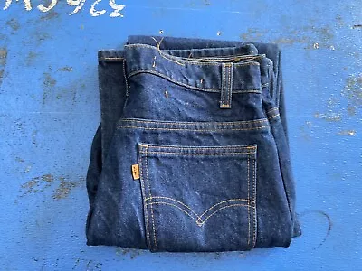 Vintage 1996 Levi’s 517 33x31 (32x31) USA Made Orange Tab Dark Denim Blue Jeans • $34.65