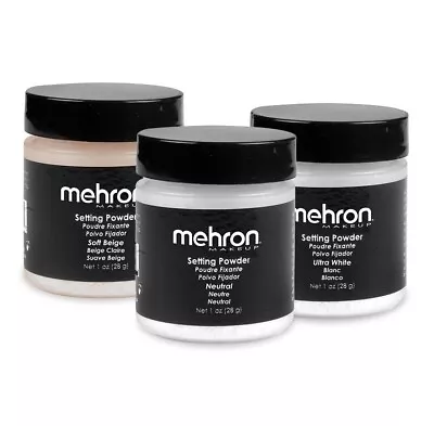 Mehron Ultrafine Setting Fixing Powder Theatrical Stage Face Body Powder Makeup • $7.95