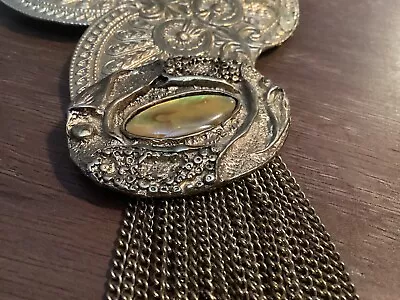 HUGE Unique Vintage Ugly Steampunk Brooch Pin • $25