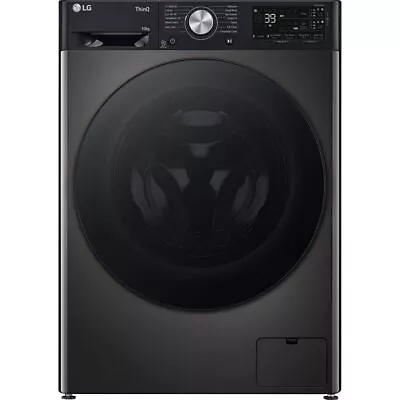 LG F4Y710BBTA1 10Kg Washing Machine Black Metallic 1400 RPM A Rated • £719