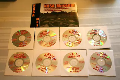Set Of Nasa Museums VR 8 Disks Software PC Rom Mercury Gemini Apollo Saturn • $8.35