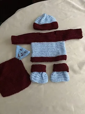 £14.99 • Buy Aston Villa Hand Knitted Baby Sets