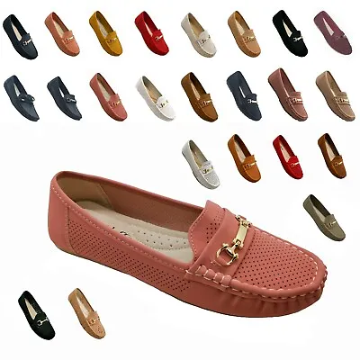 Women's Moccasins Slip On Indoor Outdoor Slipper Shoes • $18.99