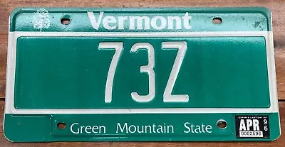 Unique 1996 Vermont Personalized Vanity License Plate 1973 Chevrolet  Chevy Z28 • $19.95