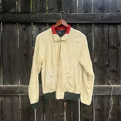 Vintage Polo Ralph Lauren Cream Suede Western Jacket • $80