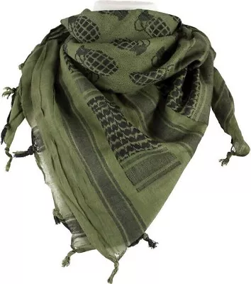 NEW Shemagh Tactical Desert Keffiyeh Head Neck Scarf Head Wrap GRENADE-GREEN • $12.95