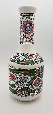 Vintage Metaxa Greek Ceramic Liquor Bottle Decanter Vase Floral • $15