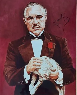 Marlon Brando Signed Autograph Photo 8  By 10  From Large Collection  • $378.96