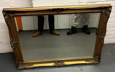 £5.50 • Buy Large Ornate Rococo Baroque Style Gold Gilt Bevelled Mirror