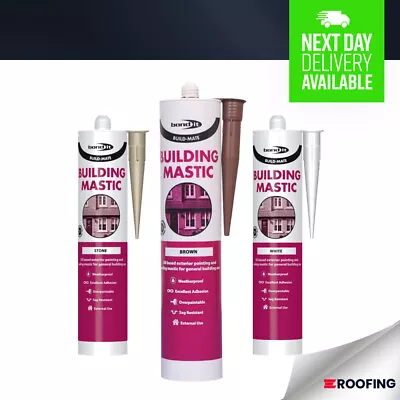 Bondit Building Mastic Silicone Sealant Build-Mate Exterior Pointing EU3 310ml • £6.99