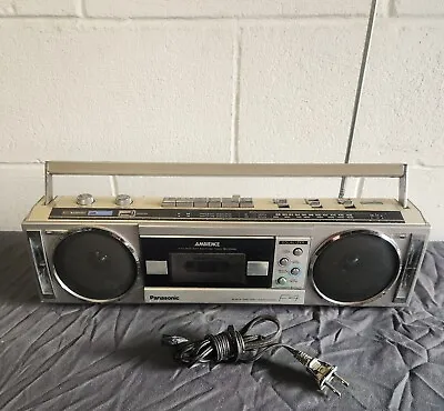 Vintage 1984 Panasonic RX F4 Ambience Boombox FM/AM Radio Cassette Recorder • $48.99