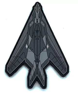 Lockheed Martin® F-117 Nighthawk® Silhouette Patch PVC 5 Inch • $19.95