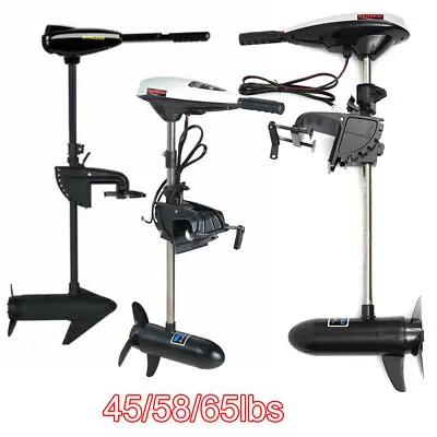 $194 • Buy 12V 40/45/58/65lbs Electric Outboard Trolling Motor For Fishing Boat Kayak