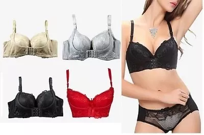 £10.99 • Buy Women Super Boost Magic Enhancer Push Up Bra Sets Gel Padded Side Support 