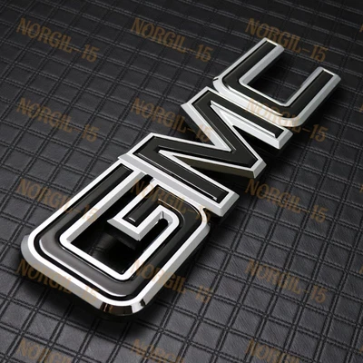 $59.38 • Buy Front Grill Grille Emblem Badge Black For 08-10 GMC Sierra 1500 2500HD 3500HD