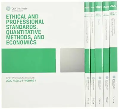 CFA Program Curriculum 2020 Level II Volumes 1–6 Box Set (CFA Curriculum 2020) B • £182.50