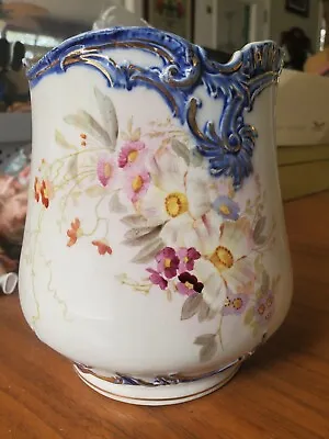 Germany Hand Painted Floral Royal Bonn Franz Mehlem 6  Porcelain Jar NO Lid • $75