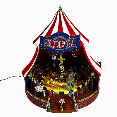 2004 Worlds Fair Big Top Circus Animated Musical Holiday Mr Christmas Gold Label • $75.99