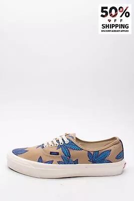 VANS Sweet Leaf Canvas Sneakers US11.5 EU45 UK10.5 Painted Lace Up • $18.48