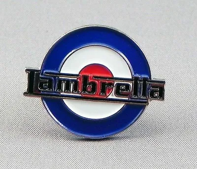 Lambretta Scooter Roundel With Name Rwb Pin Badge New  • £2.99