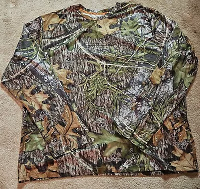 Mens XL Camo Mossy Oak Long Sleeve Shirt • $7