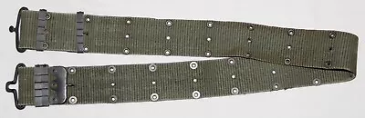 Original Vietnam Vertical Weave Od Web Pistol Belt • $22.99