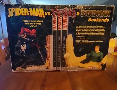 Spider-man Vs Venom & Sandman Bookends Statue #60/2500. *** SEE DESCRIPTION *** • $499.99