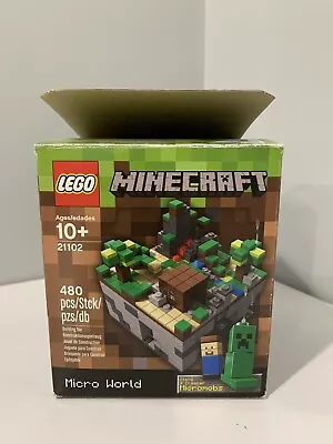 Lego Minecraft 21102 - Micro World - 100% Complete With Original Box And Manual • $45.99