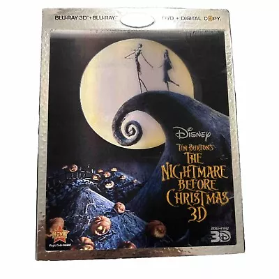 Nightmare Before Christmas DVD Blu-ray 3D Digital Copy With Lenticular Slipcover • $24.99