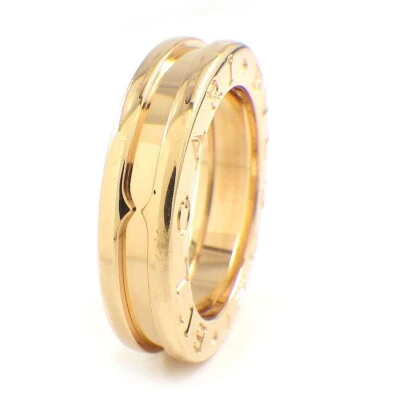 BVLGARI Ring B-zero 1 One Band Logo 750(18K) Rose(Pink) Gold #46 US3.75 • £380.74