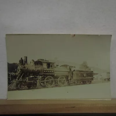 N.Y.O & W. Railroad Real Photo Postcard • $39.99